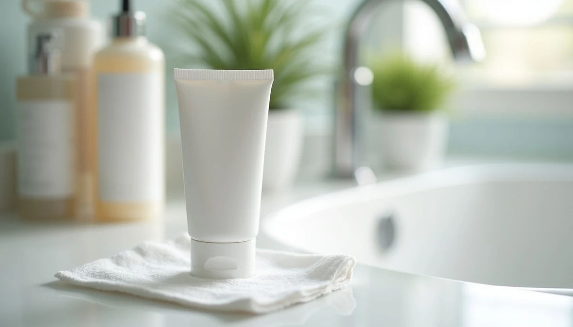 Dermapen sonrası bakım için nazik cilt bakım ürünleri ve güneş koruma hazırlığı