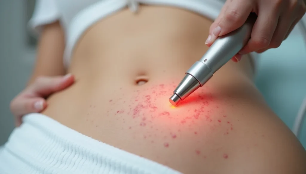 Lazerle çatlak tedavisi uygulaması ve dermatolojik değerlendirme