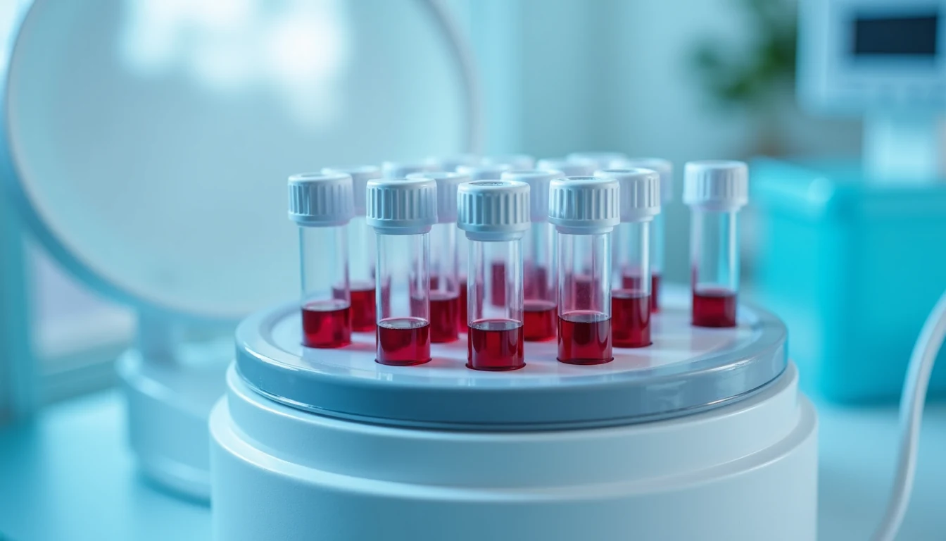 PRP için kan santrifüj hazırlığı