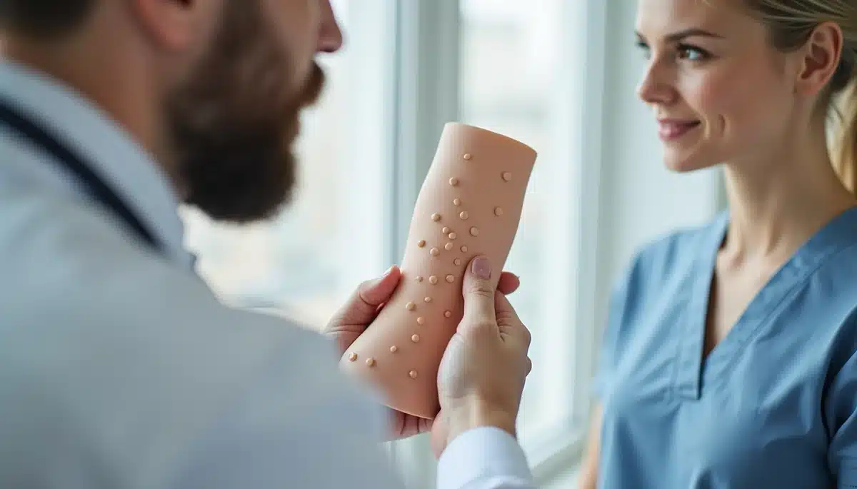 Keratozis pilaris nedeniyle üst kolda pütürlü cilt görünümünün dermatolojik değerlendirilmesi